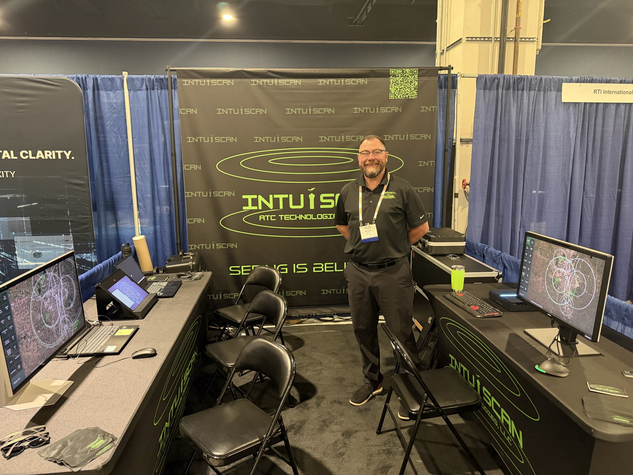 IntuiScan ATC Defense TechConnect Expo Booth Overview